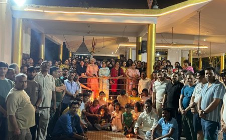 ओमेक्स कॉलोनी में पहलगाम में हुए नरसंहार को लेकर सैकड़ो लोगों ने पूरी कॉलोनी में कैंडल मार्च निकाला