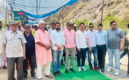 सिंगटाली मोटर पुल को लेकर विकास नेगी और विभिन्न संगठनों ने दिया धरना, भाजपा सरकार को चेताया