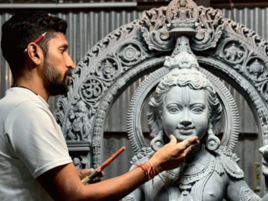 'रामजी से पूछता था आप बताओ कैसे शुरू करें':रामलला के मूर्तिकार बोले- मेरा भी घमंड टूटा, तब समझ आया कॉपी करने से काम नहीं चलेगा