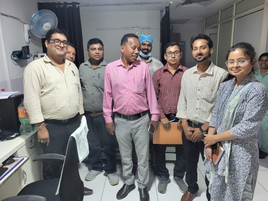 स्वास्थ्य विभाग की पीसीपीएनडीटी की टीम ने शहर के 10 अस्पतालों में छापेमार की
