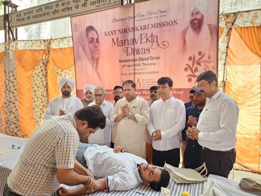 रक्तदान से बड़ा कोई पुण्य नहींः विकास शर्मा