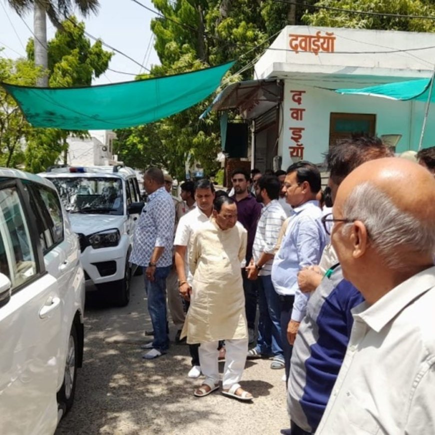 लोकसभा स्पीकर का झालावाड़ दौरा:बिरला ने भाजपा नेता के घर जाकर उनकी बेटी के निधन पर जताया शोक