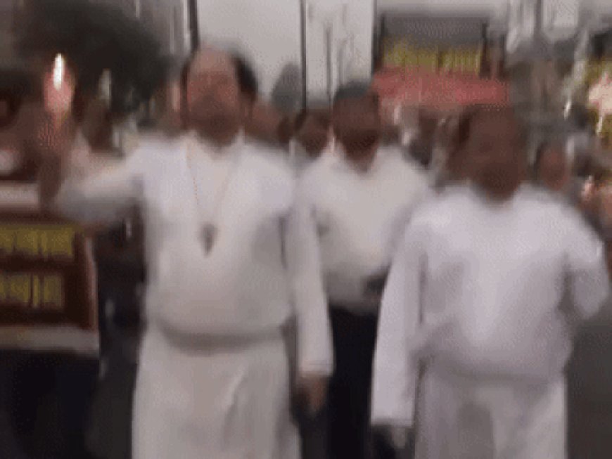 यमुनानगर में पहलगाम आतंकी हमले का विरोध:सेंट पीटर चर्च से निकला कैंडल मार्च, पास्टर बोले- धर्म प्रेम करना सिखाता