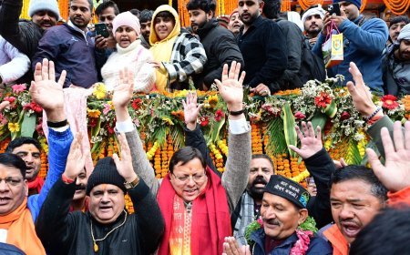 चारधाम की पहली पूजा प्रधानमंत्री मोदी के नाम, बदरीनाथ धाम पहुंचे सीएम धामी ने खराब मौसम में भी निभाया संकल्प*