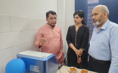 विधायक शिव अरोरा ने रुद्रपुर मेडिकल कॉलेज मे पॉइंट ऑफ़ केयर टेस्टिंग (पीसीओटी लेब) का फीता काटकर किया शुभारम्भ, विधायक बोले रुद्रपुर स्वास्थ  सुविधा के क्षेत्र  मे निरंतर हो रहे है सुधार*