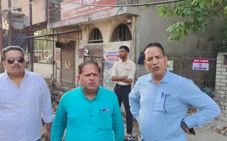 घटिया निर्माण पर महापौर का एक्शन, ठेकेदार ब्लैक लिस्टेड