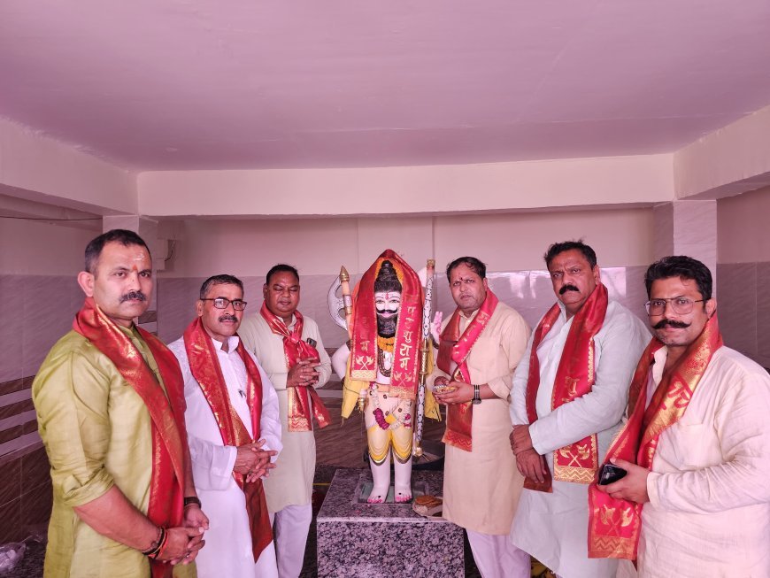 रूद्रपुर में भगवान परशुराम की विशाल मूर्ति का अनावरण