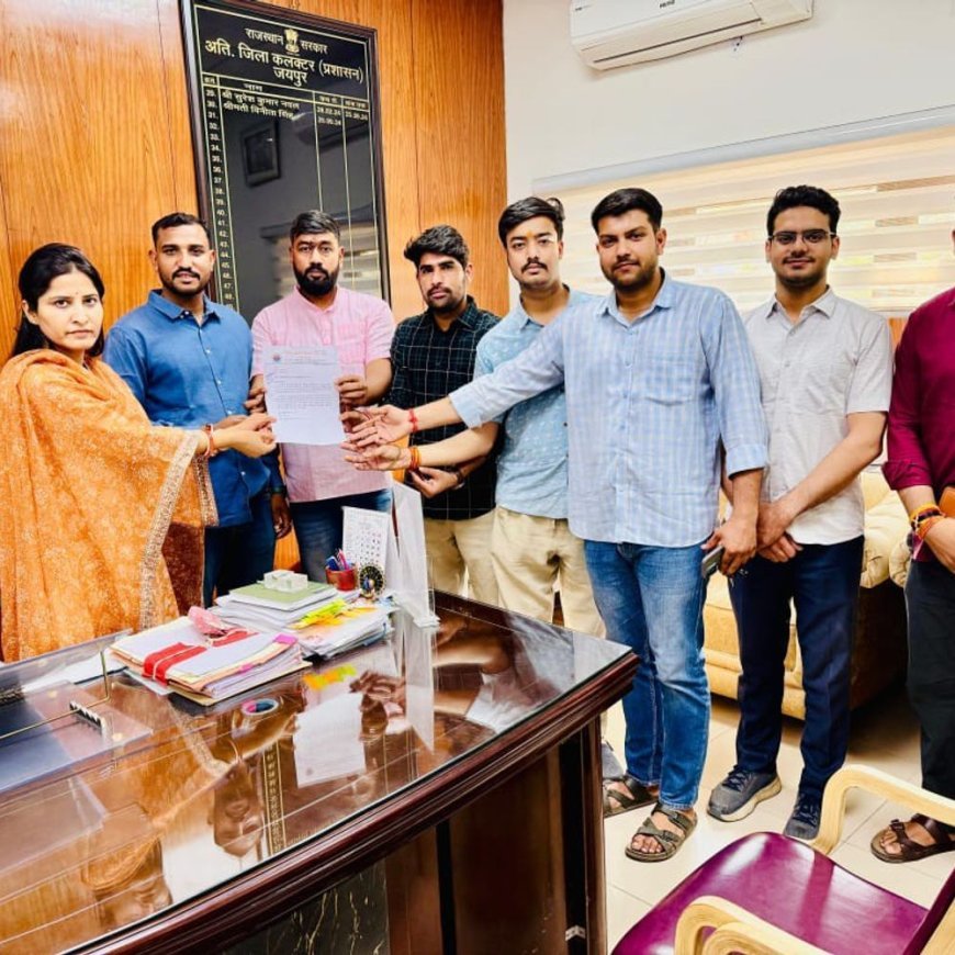 जयपुर में 7 मई को होगी सिविल डिफेंस मॉकड्रिल:ABVP ने कलेक्टर को सौंपा ज्ञापन, कहा- हर तरह का सहयोग करेंगे