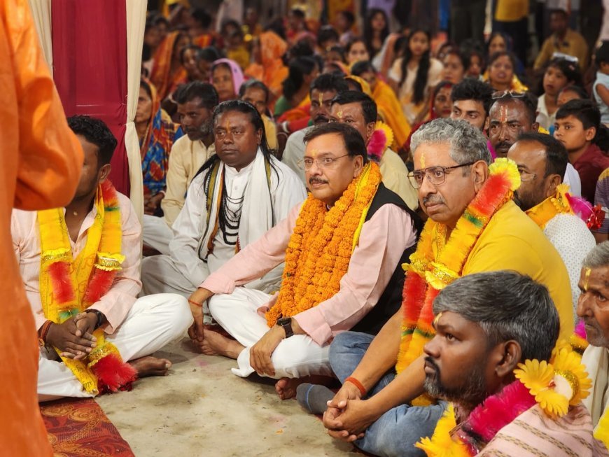 पूर्व विधायक राजेश शुक्ला ने धार्मिक आयोजनों को समाज के लिए बताया संजीवनी, कहा- ऐसे आयोजनों से युवाओं को मिलती है अपने संस्कारों से जुड़ने की प्रेरणा