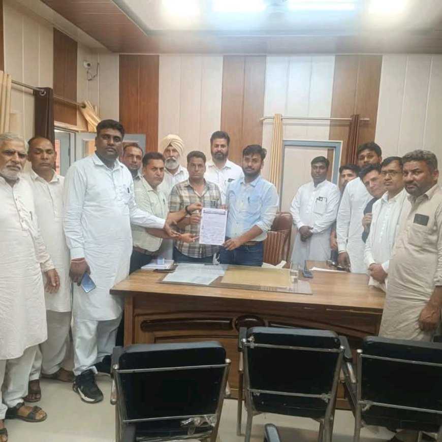 डबवाली में सरपंच के निलंबन का विरोध:सरपंच एसोसिएशन ने SDM से मिलकर की शिकायत, बोले- बिना पक्ष सुने कार्रवाई की