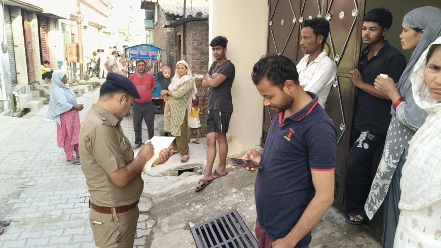 एसएसपी मणिकांत मिश्रा के निर्देशानुसार संपूर्ण जनपद में बृहद स्तर पर चलाया गया सत्यापन अभियान*