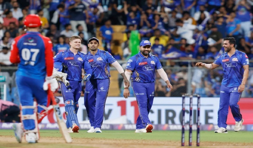 MI vs DC Highlights: मुंबई इंडियंस की प्लेऑफ में हुई एंट्री, दिल्ली कैपिटल्स को 59 रनों से दी मात