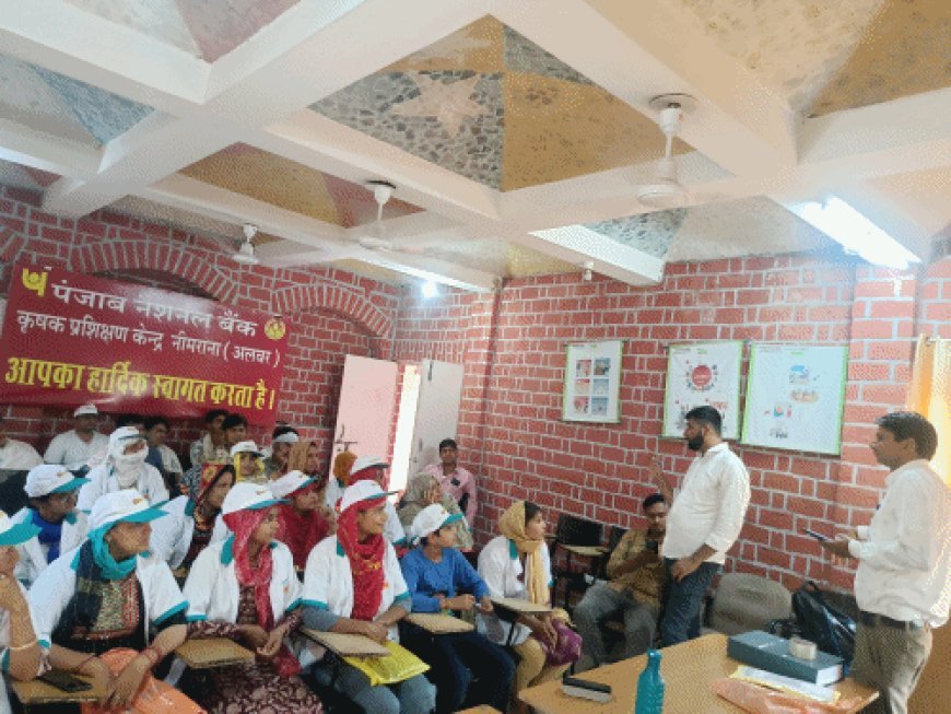 नीमराना में कृषि उद्यमी प्रशिक्षण कार्यक्रम:13 दिन में ग्रामीणों को पशुपालन, मशरूम खेती और केंचुआ खाद की ट्रेनिंग, प्रमाण पत्र और टूलकिट बांटे