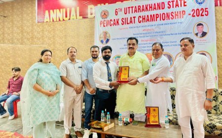 पेंचक सिलाट संघ उत्तराखंड के तत्वावधान में 6वीं उत्तराखंड राज्य पेंचक सिलाट चैंपियनशिप 2025 का भव्य शुभारंभ