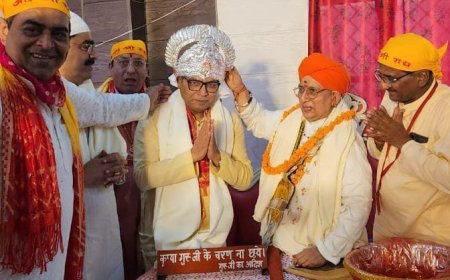 विधायक शिव अरोरा प्रेम आश्रम वार्षिक समागम मे हुऐ शामिल, आयोजनकर्ताओ ने विधायक को भेट किया चांदी का मुकूट*