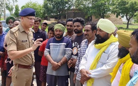 एसएसपी ऊधमसिंहनगर मणिकांत मिश्रा ने नानकमत्ता के बाढ़ प्रभावित क्षेत्रों का किया दौरा, ग्रामीणों से ली अहम जानकारी*