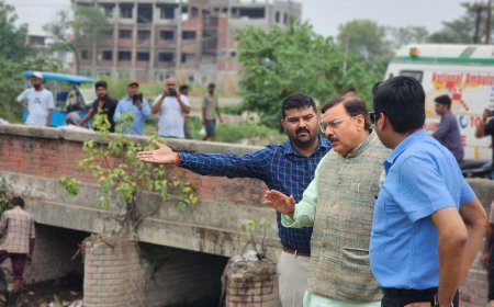 किच्छा: बरसात से पहले जलभराव की समस्या के स्थायी समाधान हेतु सफाई अभियान तेज, पूर्व विधायक ने किया स्थलीय निरीक्षण