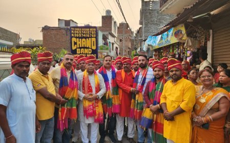 *संत शिरोमणि कबीर साहेब के प्रकटोत्सव पर रमपुरा मे अयोजित तीसरे सामूहिक विवाह कार्यक्रम मे शामिल हुऐ विधायक शिव अरोरा सात नव वर- वधू को दाम्पत्य जीवन की दी शुभकामनायें व आशीर्वाद*