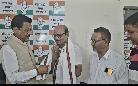 पूर्व पुलिस अधिकारी ओम प्रकाश आर्या कांग्रेस में शामिल