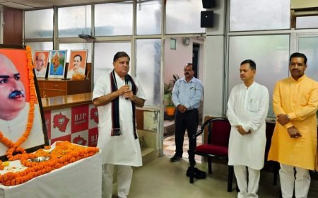 भाजपा ने अपने प्रेरणास्रोत एवं संस्थापक स्वर्गीय डॉ. श्यामा प्रसाद मुखर्जी को उनके बलिदान दिवस पर श्रद्धांजलि सभाओं के माध्यम से याद किया