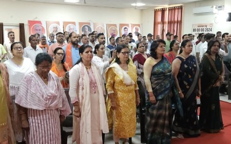 डॉ श्यामा प्रसाद मुखर्जी के बलिदान दिवस पर भाजपा कार्यालय में हुआ कार्यक्रम आयोजन!*