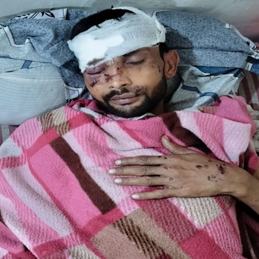 फरीदाबाद में चलती ट्रेन से ड्राइवर को नीचे फेंका:घायल हालात में अस्पातल में भर्ती, पूरी रात ट्रैक के पास पड़ा रहा