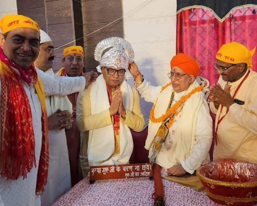 विधायक शिव अरोरा प्रेम आश्रम वार्षिक समागम मे हुऐ शामिल, आयोजनकर्ताओ ने विधायक को भेट किया चांदी का मुकूट*