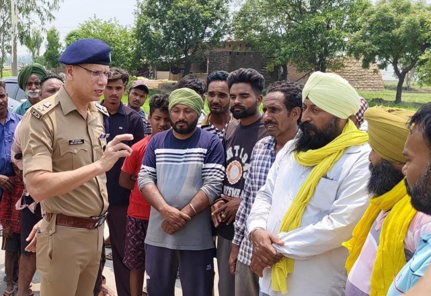 एसएसपी ऊधमसिंहनगर मणिकांत मिश्रा ने नानकमत्ता के बाढ़ प्रभावित क्षेत्रों का किया दौरा, ग्रामीणों से ली अहम जानकारी*