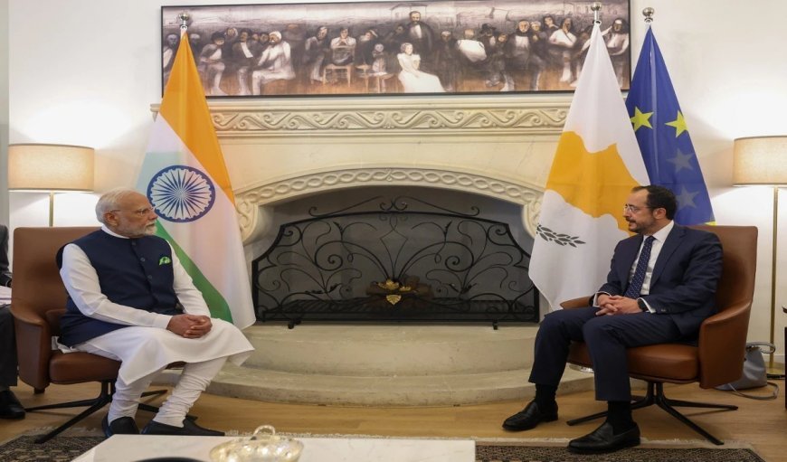 आतंकवाद पर साथ देने के लिए साइप्रस को कहा शुक्रिया, मिडिल ईस्ट संघर्ष पर PM मोदी ने जताई चिंता
