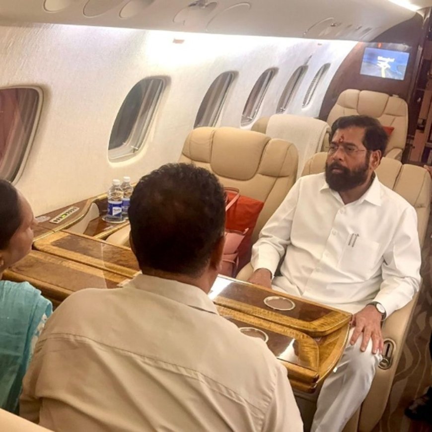 पायलट ने शिंदे का प्लेन उड़ाने से मना किया:कहा- ड्यूटी खत्म होने के बाद उड़ान नहीं भर सकता, एयरलाइन के समझाने पर तैयार हुआ