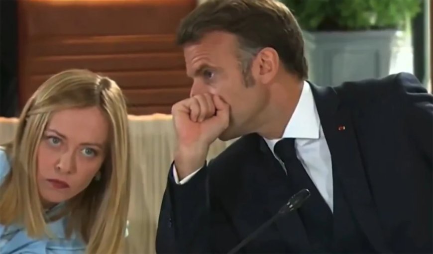 Meloni के कान में फुसफुसाए Macron, Video हुआ Viral, Social Media Users बोले- PM Modi ये देखकर जलेंगे