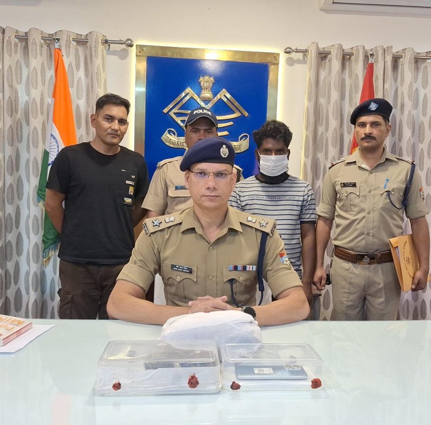 03 लाख की अफीम के साथ एक तस्कर गिरफ्तार!