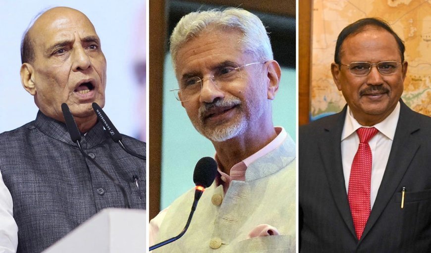 चीन को घेरने के लिए भारत की त्रिमूर्ति ने बनाई रणनीति, Rajnath Singh, Ajit Doval ड्रैगन के खिलाफ चीन से संभालेंगे कमान, US से पोजिशन संभालेंगे Jaishankar