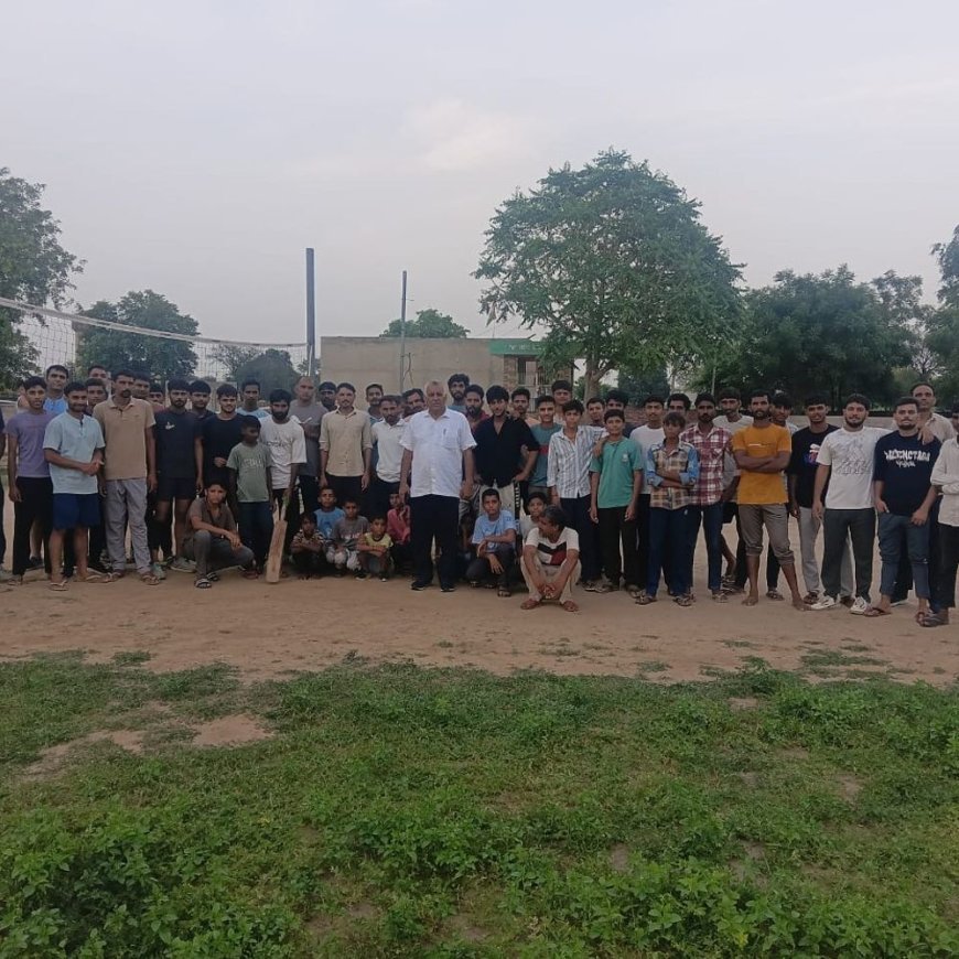 हांसी में नशे से दूर करने के लिए खेल प्रतियोगिताएं:विजेताओं को पुरस्कार, ग्रामीणों ने ली नशा मुक्ति की शपथ