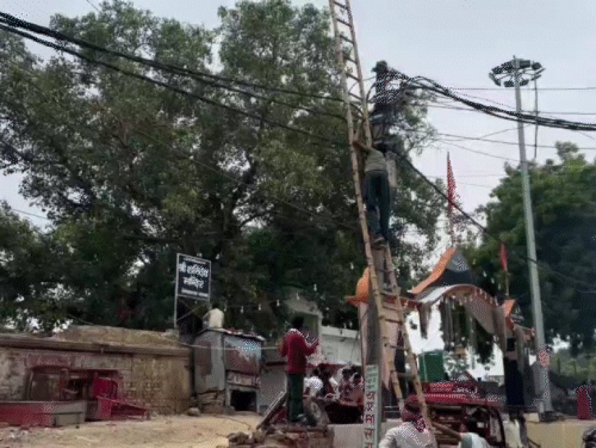 बिजली विभाग की लापरवाही से बालिका की मौत:मंदिर के पास पत्ते तोड़ते समय लगा करंट विभाग को लेकर फूटा गुस्सा