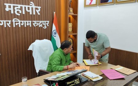 रूद्रपुर शहर को मिली 5.66 करोड़ के विकास कार्यों की सौगात 52 विकास कार्यों को मिली मंजूरीए जल्द शुरू होंगे निर्माण कार्यः महापौर