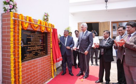 न्यायिक अधिकारियों के लिए नवनिर्मित चार आवासीय भवनों का  चीफ जस्टिस हाई कोर्ट उत्तराखंड द्वारा लोकार्पण