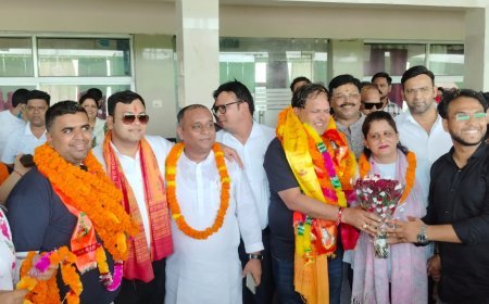 श्री अमरनाथ यात्रा से लौटे श्रद्धालुओं का चुघ ने किया स्वागत