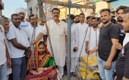 जाफरपुर और लम्बाखेड़ा में सुषमा हाल्दार को ग्रामीणों ने लउ्डुओं से तोलकर किया सम्मानित*