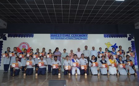 आर.ए.एन. पब्लिक स्कूल, रुद्रपुर में संसद गठन समारोह