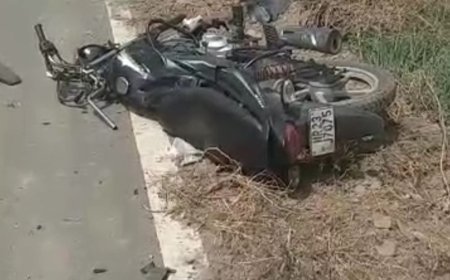 फतेहाबाद में परीक्षा से लौट रहे युवक की मौत:नेत्रहीन भाई का पेपर दिलाने गया; कार ने मारी टक्कर, दूसरे की टांगें टूटी