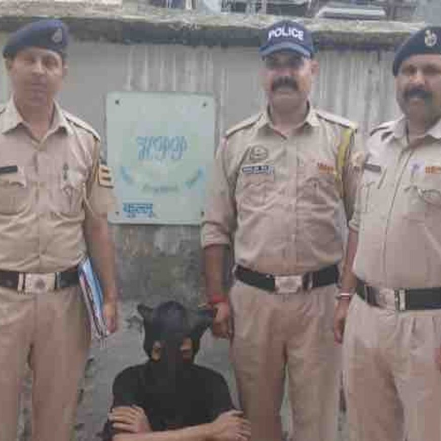 कुल्लू में एयरपोर्ट गेट के पास नशा तस्कर गिरफ्तार:हेरोइन बरामद, सप्लाई करने जा रहा था, दिल्ली का रहने वाला