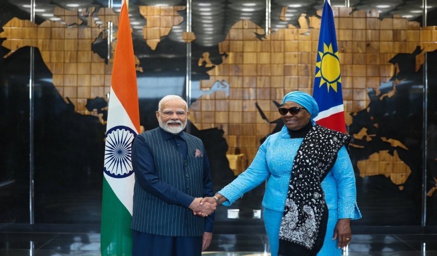 PM मोदी को नामीबिया का सर्वोच्च पुरस्कार, ऑर्डर ऑफ द मोस्ट एंशिएंट वेल्वित्चिया मिराबिलिस से नवाजे गए