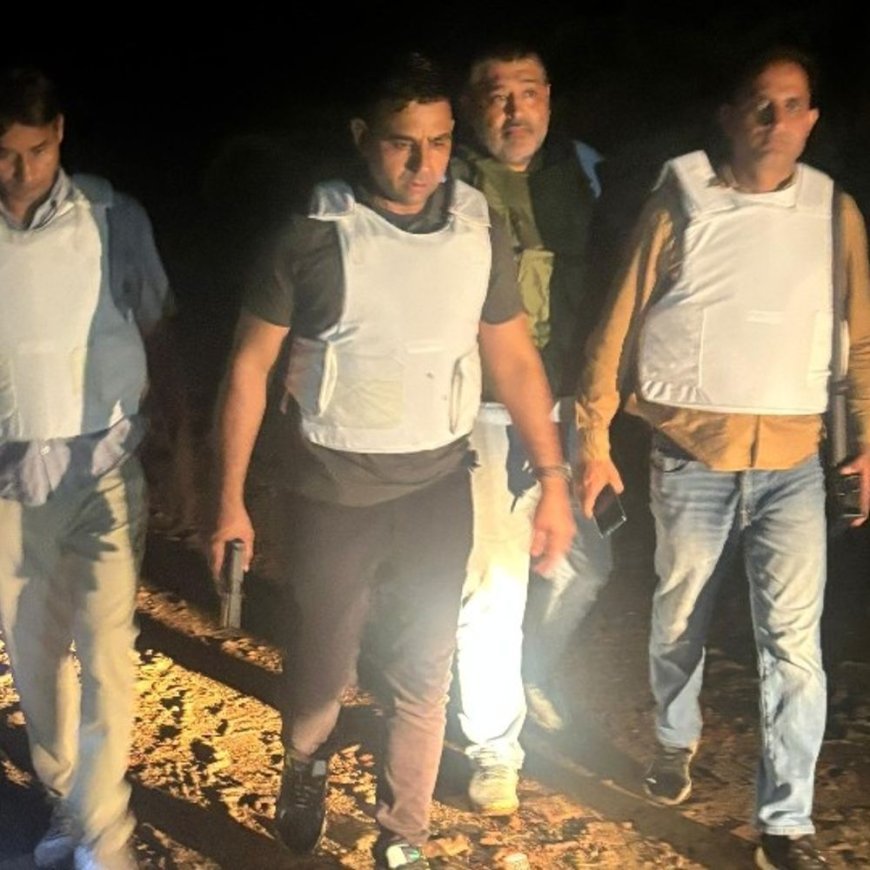 पलवल में एसटीएफ और बदमाश के बीच मुठभेड़:STF इंचार्ज पर की फायरिंग, जवाबी कार्रवाई में आरोपी गोली लगने से घायल
