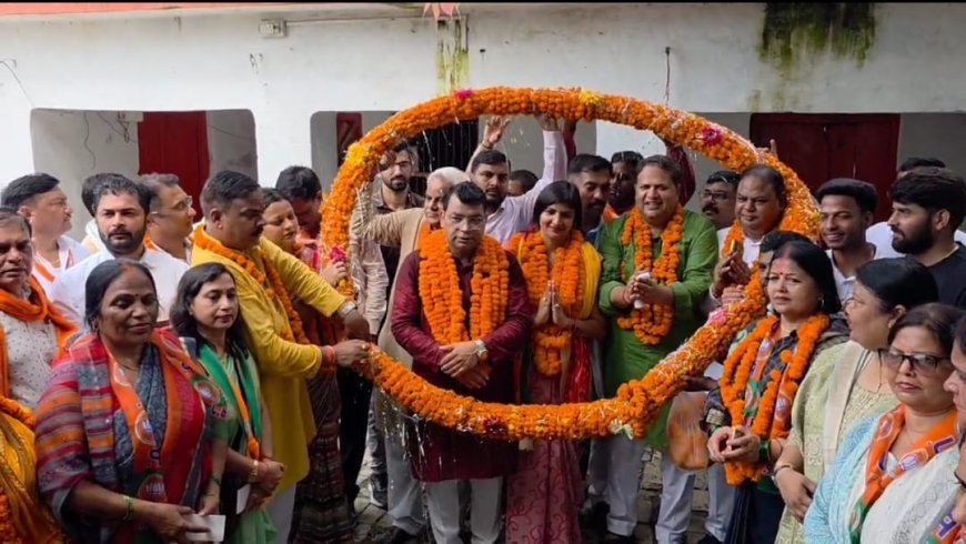 भाजपा की जीत से गांवों का होगा समग्र विकासः विकास शर्मा