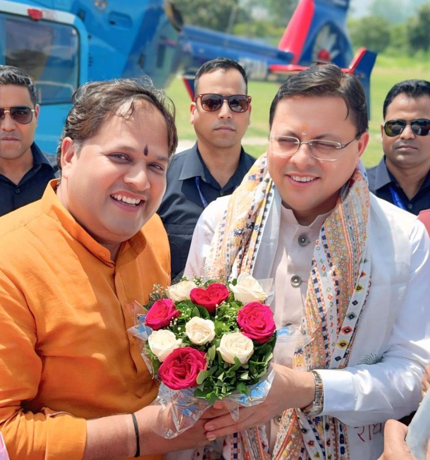 महापौर ने मुख्यमंत्री का किया स्वागत