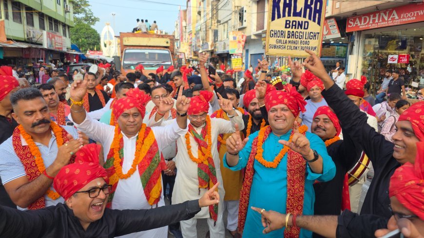 श्रावण मास की महाशिवरात्रि पर निकली भगवान शिव की भव्य बारात