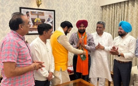 भाजपा में शामिल हुए पूर्व अकाली नेता रणजीत गिल:सुखबीर बादल के थे खास, हरियाणा CM सैनी के निवास पर थामा BJP का दामन