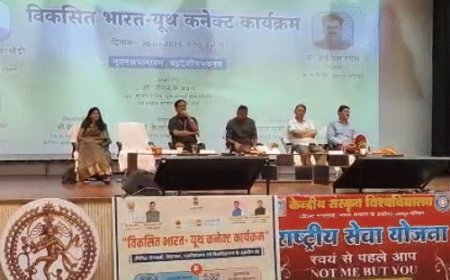 विकसित भारत - यूथ कनेक्ट कार्यक्रम:युवाओं को स्वावलंबी और सशक्त बनाने के लिए दिया मार्गदर्शन