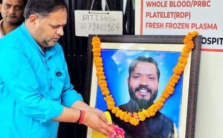 स्व. बंटी कोली के जन्म दिन पर विशाल रक्तदान शिविर आयोजित  - दर्जनों लोगों ने किया रक्तदान